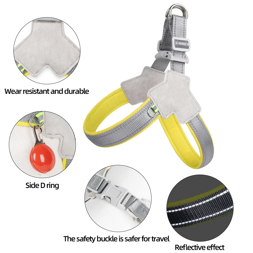 Reflective Dog Harness for Small Medium & Dogs